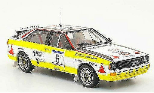 Audi Quattro rallye 1/43 Trofeu No.6 HB Blomquist/Cederberg Rally Korsika 1984 coche miniatura