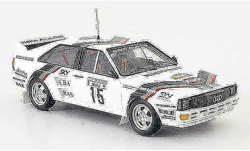 Audi Quattro rallye 1/43 Trofeu No.16 Bosch Oosterbaan Rally Hunsruck 1985 coche miniatura