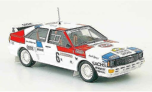 Audi Quattro rallye 1/43 Trofeu No.6 Duez Lux Rally Hunsruck 1985 coche miniatura