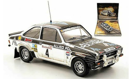 Ford Escort RS 1800 1/43 Trofeu No.4 Rally Gran Breta&Atilde;&plusmn;a 1976 coche miniatura