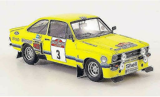 Ford Escort RS 1800 1/43 Trofeu Tarmac No.3 Rally San Remo 1975 MK2 coche miniatura