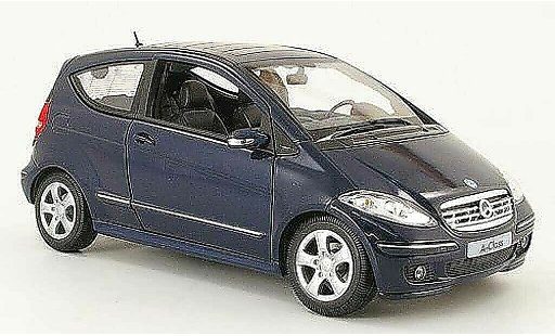 Mercedes Classe A Base 1/18 Welly 200 azul 3 portes coche miniatura