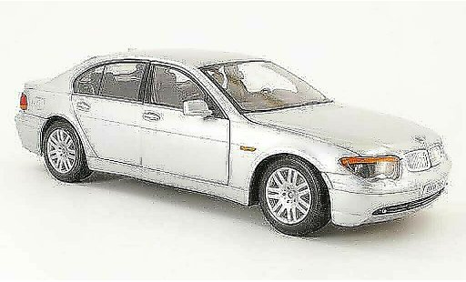 Bmw 745 E65 1/18 Welly i gris coche miniatura