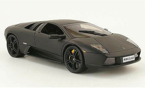 Lamborghini Murcielago Base 1/18 Welly negro mat 2003 coche miniatura