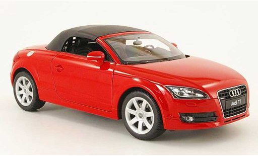 Audi TT roadster 1/18 Welly rojo avec capote coche miniatura