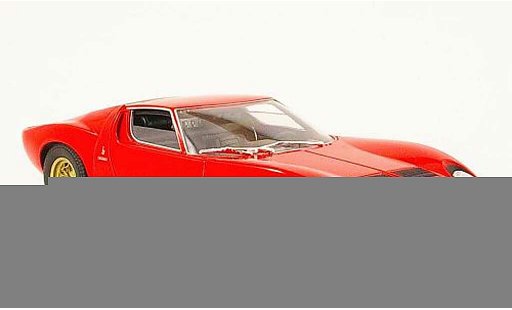 Lamborghini Miura SV 1/18 Welly rojo 1971 coche miniatura