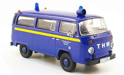 Volkswagen Combi B 1/43 Premium Cls t2b bus thw nurnberg azul amarillo coche miniatura