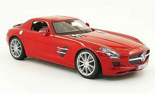 Mercedes SLS Coupe 1/18 Maisto coupe amg (c197) rojo 2010 coche miniatura