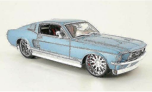 Ford Mustang Fastback 1/18 Maisto gta azul pro rodz coche miniatura
