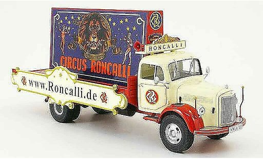 Mercedes L3500 Base 1/43 Premium Cls plataforma Circus Roncalli Werbe LKW coche miniatura