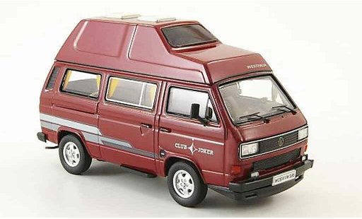 Volkswagen Combi B 1/43 Premium Cls t3b westfalia club joker rojo hochtechobus coche miniatura