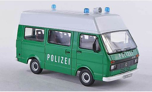 Volkswagen LT28 Bus 1/43 Premium ClassiXXs toit sureleve police vert coche miniatura