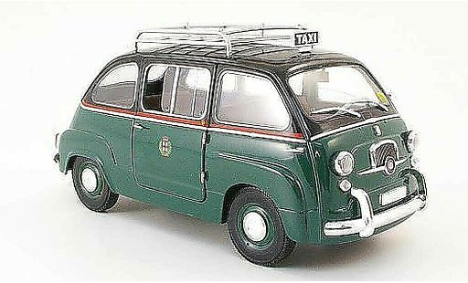 Fiat 600 Multipla 1/18 Mini Miniera taxi avec gepacktrager coche miniatura