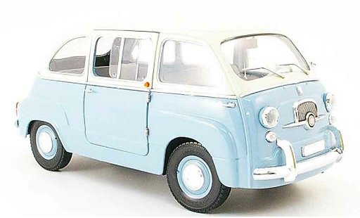 Fiat 600 Multipla 1/18 Mini Miniera bicolore azul/gris coche miniatura