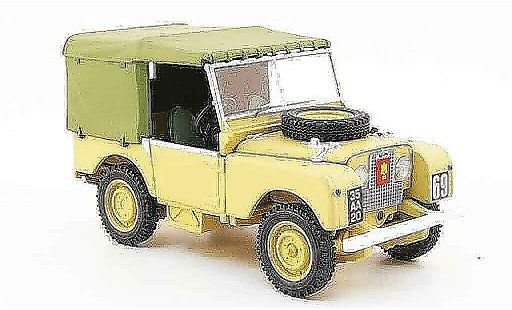 Land Rover 80 Base 1/43 Vanguards Suffolk Regiment beige coche miniatura