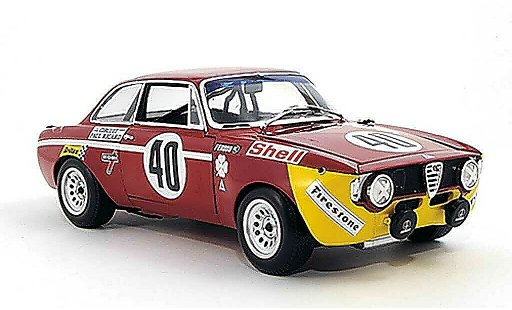 Alfa Romeo Giulia gt junior 1300 1/18 Minichamps GTA No.40 Picchi / Chassseuil 24h Paul Ricard 1971 coche miniatura