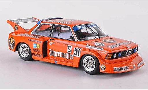 Bmw 320 Gr.5 1/43 Minichamps E21 i No.51 Jagermeister 6h Silverstone Peterson/Kelleners 1977 coche miniatura