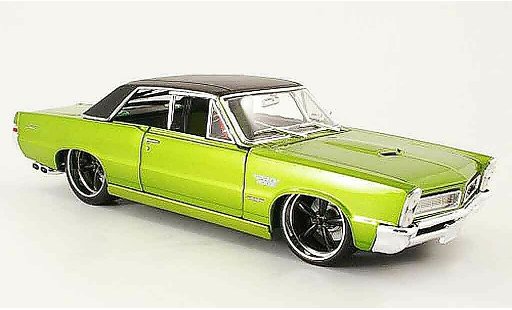 Pontiac GTO 1965 1/18 Maisto verde/negro pro rodz-tuning coche miniatura