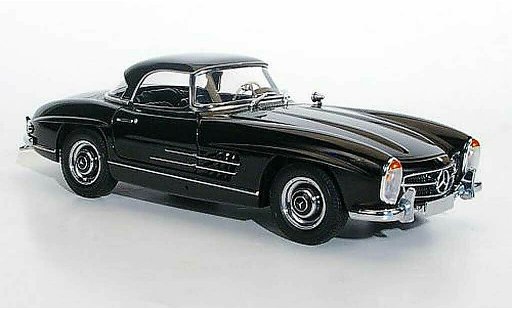 Mercedes 300 Roadster 1/18 Minichamps (W198 II) Hardtop negro 1957 coche miniatura