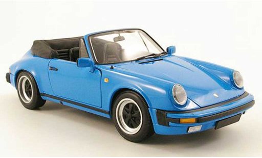 Porsche 911 Speedster 1/18 Minichamps carrera cabriolet azul 1983 coche miniatura