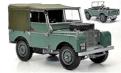 Land Rover 80 Base 1/18 Minichamps verde RHD coche miniatura