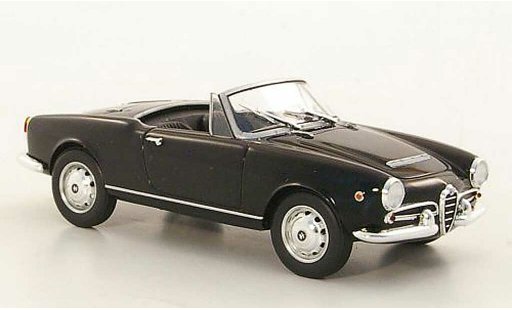 Alfa Romeo Spider Duetto duetto 1/43 Minichamps 1962 Giulia negro coche miniatura