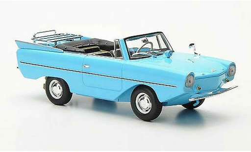 Amphicar 1965 cabrio 1/43 Minichamps turquesa coche miniatura