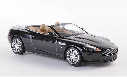 Aston Martin DB9 volante 1/43 Minichamps negro 2009 coche miniatura