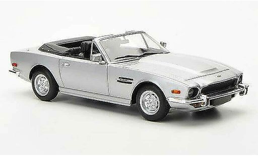Aston Martin V8 volante 1/43 Minichamps gris LHD 1987 coche miniatura