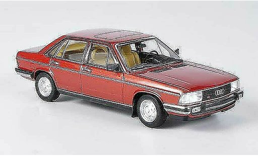 Audi 100 gl 1/43 Minichamps (C2) rojo 1979 coche miniatura