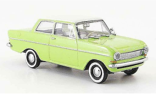Opel Kadett A A 1/43 Minichamps verde blanco 1962 coche miniatura
