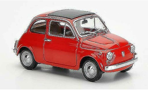 Fiat 500 R 1/43 Minichamps rojo 1965 coche miniatura