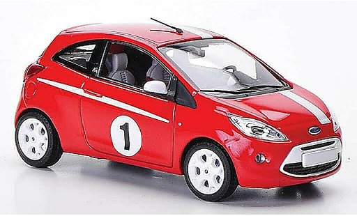 Ford Ka Grand Prix 1/43 Minichamps rojo/blanco 2009 coche miniatura