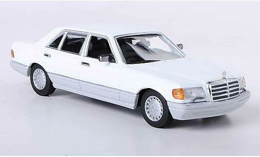 Mercedes 560 Base 1/43 Minichamps (W126) blanco 1989 coche miniatura