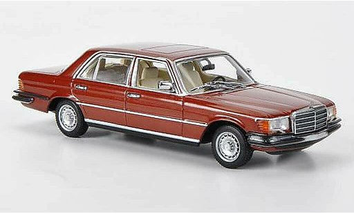 Mercedes 450 Base 1/43 Minichamps 6.9 (W116) marronrot 1974 coche miniatura