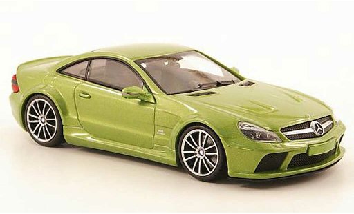Mercedes B 65 1/43 Minichamps AMG negro Series (R230) verde 2009 coche miniatura