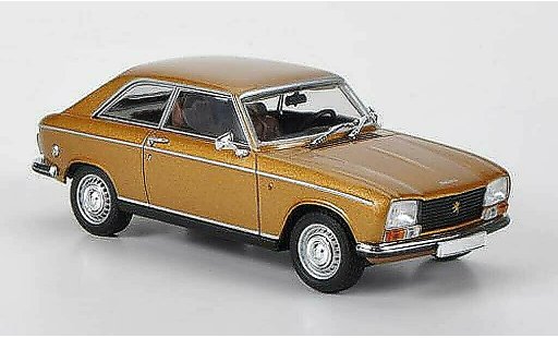 Peugeot 304 coupe 1/43 Minichamps gold 1972 coche miniatura