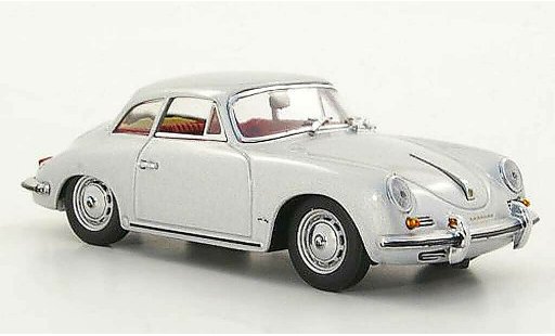 Porsche 356 1960 1/43 Minichamps B Hardtop Coupe gris coche miniatura
