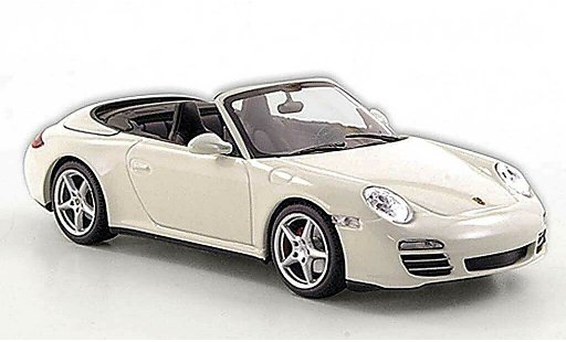 Porsche 911 4S 1/43 Minichamps Descapotable ( II) blanco 2008 coche miniatura