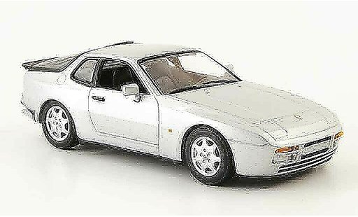Porsche 944 1989 1/43 Minichamps S2 gris metallisee coche miniatura