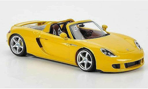 Porsche Carrera GT Base 1/43 Minichamps amarillo 2003 coche miniatura