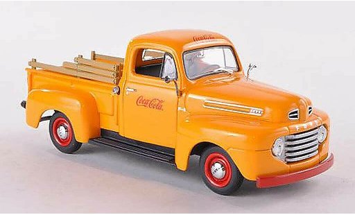 Ford F-1 Pick Up 1/43 Minichamps Coca Cola amarillo 1949 Coca Cola Collection coche miniatura