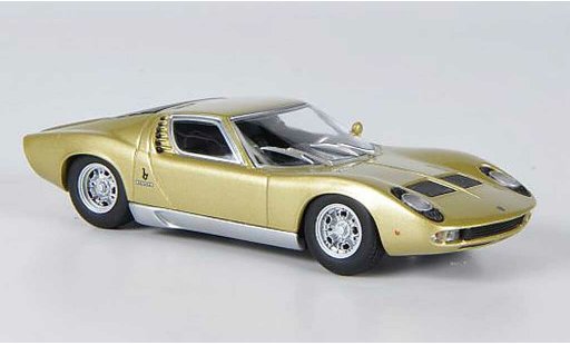 Lamborghini Miura S 1/43 Minichamps gold 1969 coche miniatura