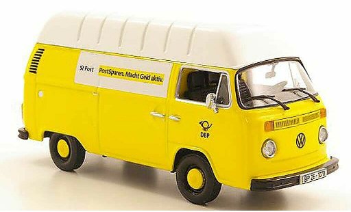 Volkswagen T2 B 1/43 Minichamps furgoneta Hochtecho Deutsche Bundespost 1972 coche miniatura