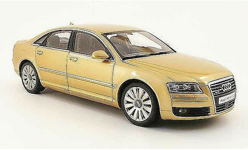 Audi A8 w12 1/18 Kyosho beige coche miniatura