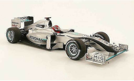 Mercedes F1 2009 1/18 Minichamps gp no.3 petronas m.schumacher showcar 2010 coche miniatura