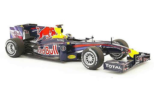 Renault F1 2010 1/18 Minichamps red bull racing no.5 s.vettel showcar coche miniatura