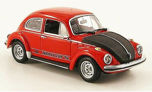 Volkswagen Coccinelle Base 1/43 Minichamps 1303 world cup rojo negro 1974 coche miniatura