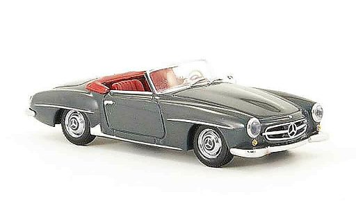 Mercedes 190 Base 1/43 Minichamps (W 121) gris abierto 1955 coche miniatura