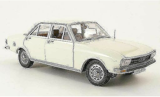 Audi 100 berline 1/18 Signature (c1) creme blanco 1971 coche miniatura